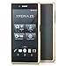 Produktbild Saxonia Aluminium Bumper Sony Xperia Z5 Alu Case Schutz Hülle Rahmen, Schiebeverschluss Gold