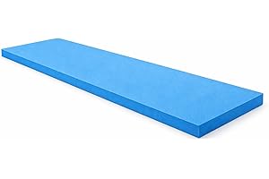 FOAM & UPHOLSTERY WAREHOUSE High Density Blue Firm Foam Sheet – Upholstery Foam for Sofa, Chair & Seat Cushions, Campervans & Indoor/Outdoor Padding – Cut to Size – UK Made (1" (~2.5 cm) Thick, 60 x 20" (150 x 50cm))
