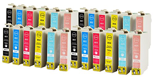 24 Druckerpatronen kompatibel für Epson T0801 – T0806 - 2