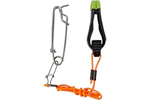 FCNJSAO Power Grip Release Clip Downrigger Release Clip with Leader Planner Board Trolling Snapfish Line Swivel Accessories Downrigger Release Clip