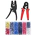 Price comparison product image FIXKIT Crimping Tool Set, 0.25-6mm² Self Adjustable Ratchet Wire Crimping Tools with1200 Wire Terminal Crimp Connector Ferrule Cord Pin End