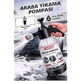 Ara&ccedil; Yıkama Temizlik Pompası 2 Lt Basın&ccedil;lı K&ouml;p&uuml;k Pompası &ndash; Oto Yıkama K&ouml;p&uuml;k P&uuml;sk&uuml;rtme Sprey, &Ccedil;ok Ama&ccedil;lı El Tipi Basın&ccedil;lı Temi