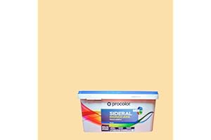 PINTUROM Pintura de Interior Monocapa Sideral Mix. Colores del Mundo. Alta cubrición, Lavable, Colores duraderos. Cubeta de 4 L. (4L., Ocre intermedio - Egipto)