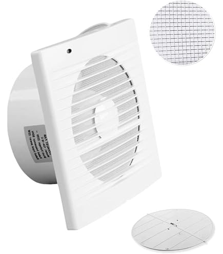 Tubo Aspirazione Filtro Aria Ventilatore Estrattore Per Bagno O Cucina 100mm - Con Griglia Elegante, Sensore Umidità E Timer Affumicatore Barbecue - Foto 2