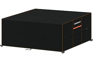 HEIMUNI Gartenmöbel Abdeckung Wasserdicht 150x100x75cm Gartentisch Abdeckung Abdeckplane Gartentisch Winterfest 420D Oxford Gewebe Schutzhülle Gartentisch Schutzhülle für Gartentisch Sitzgruppe