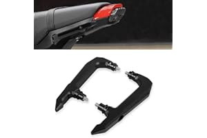 KKZOL GROM Passenger Grab Bars Rear Seat Pillion Grab Handles Hand Grip Rails Replacement for Honda Grom 125 MSX125 2022 2023 2024 2025(Black)