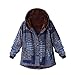 Produktbild Beikoard Frauen Winter Lose Baumwolle Warm Printed Taschen Dicker Haspe Kapuzenmantel Outwear
