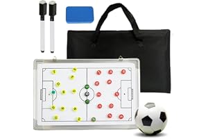 Magnetisk taktisk skjorta, 43 cm magnetiskt taktiskt kort med markör, fotbollstaktikbräda för taktik och spelinställningar, sneakers och förvaringsväska