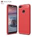 Produktbild Huawei Honor 9 Lite Hülle,Stilvoller Fall ultra dünne Handyhülle GOGME [Carbon Fiber Series] Flexibles TPU Anti-Scratch Super Weiche Schutzhülle,Premium Silikon TPU Schale, perfekten Schutz Case Cover für Huawei Honor 9 Lite.rot