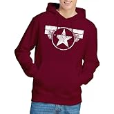 Sudadera con Capucha Marvel y Logotipo del Capitán América para Hombre de Talla UK