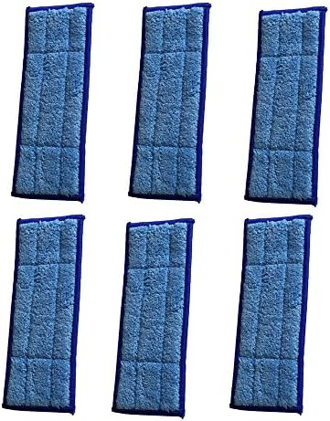MAXMALL Microfiber Washable Replacement Dry Mopping Cloths Cleaning Pads For iRobot Braava Jet 240 (6-Pack)