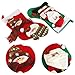 Produktbild SUPVOX NICEXMAS Paar Santa Stocking Weihnachten Socken Rentier Schneemann Weihnachten Lieferanten Baum Dekoration Weihnachtsmann Ornament