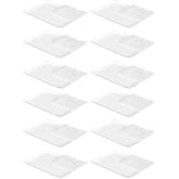 Tradineur &ndash; Pack of 12 Rectangular Lace Trays &ndash; Special for Parties or Celebrations &ndash; Recyclable Material &ndash; 31 x 38 cm &ndash; Whit