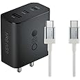 CMF by Nothing 65W GaN 3 Port Type-C Power Wall Charger Adapter & Nothing C to C Cable Complete-Combo