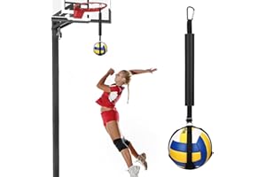 HIULLEN Équipement d'entraînement de Volley-Ball, EntraîNeur Pointes De Volley-Ball RéGlable, EntraîNeur Coups Pied Football, Ceinture D'EntraîNement Volley-Ball Football pour Enfants Jeunes Adultes