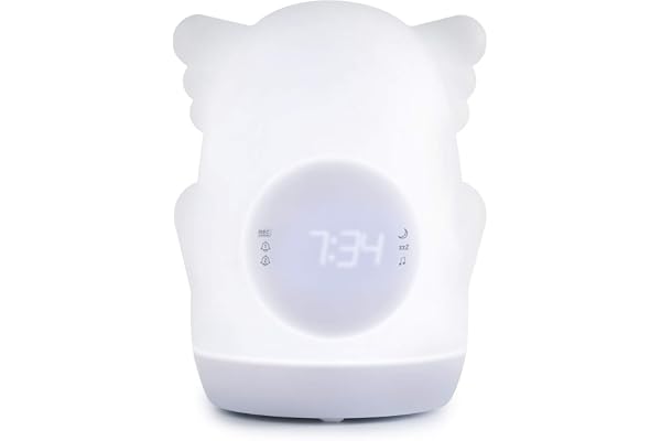 Bigben Réveil Lumineux éducatif Portable AKSO - Blanc