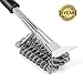 Produktbild Sourl Grillbürste - Profi Grillbürste BBQ Bürste für 360° Reinigung aus Edelstahl - Ideal für Barbecue, Holzkohle-Grill, Gas-Grill und Elektro-Grill