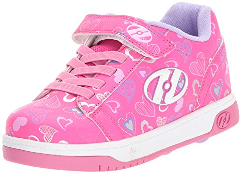 pink and white heelys