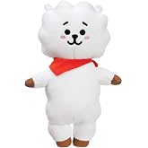 Aurora BT21 Inside MANG Plüschtier - Offizielles Merchandise, 17cm, Lila, Mit Blauem Schal