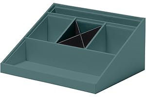 ‎RÖSSLER PAPIER Rössler Papier 1336452380 - SOHO Schreibtisch Organizer Opal, 25,6 x 11,6 x 20,6 cm, Ordnungssystem Büro und Zuhause
