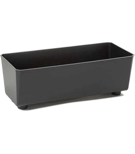 Maceta CUBE SLIM BETON EFFECT 12L., Con Depósito, Dimensiones  Mm 276x276x349 Color Marengo 86335603