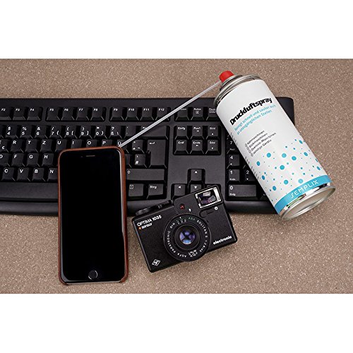 Druckluftreiniger 400ml Dose von Semplix | Entfernt Staub Flusen Fadenreste sonstige Verunreinigungen | Pressluftdose Air Duster Druckluftdose Luftspray - 6