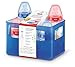 Nuk First Choice Baby Starter Set with a Winnie-the-Pooh Design Includes 4 Anti-Colic Wide-Neck Baby Bottles (2x 150ml and 2x 300 ml) with Latex Teats and a Bottle Storage Box by BabyCentre