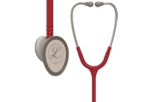 3M Littmann Fonendoscopios Lightweight II S.E. 2451, tubo de color borgoña, 71,1 cm