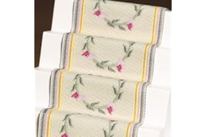 The Dolls House Emporium Pink Rose Stair Carpet 1:12 scale