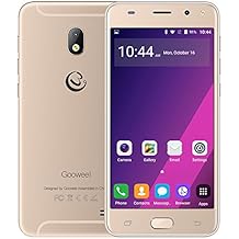 Gooweel S7 3G Smartphone Débloqué 5.0 Pouce IPS écran Android 5.1 Quad Core 1.3GHz Double SIM Double Téléphone portable Caméra 5.0MP & 2.0MP 2200 mAH GPS WIFI (Or)