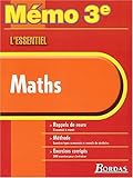 Image de MEMO ESSENTIEL MATHS 3E    (Ancienne Edition)