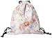 Produktbild Blumen Muster | Turnbeutel mit Blumen Print, Verschiedene Designs auswählbar Beutel Rucksack Jutebeutel Sportbeutel Tasche Tüte Rucksack Jutebeutel Sportbeutel Gym-Bag