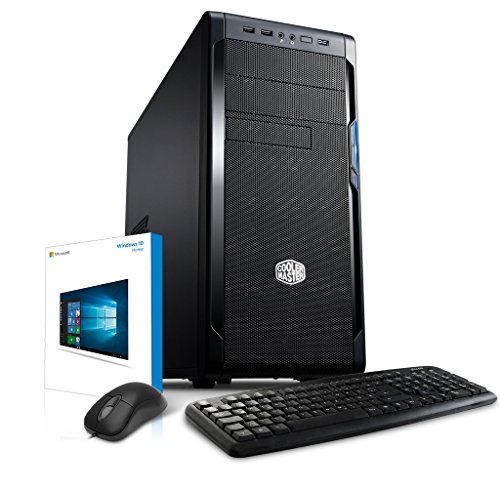 Premium PC Bundle [184406] Intel G4500 2x3.5GHz, 16GB DDR4, 1TB HDD, Intel HD 530 Grafik, ASUS, USB3, DVD, CR, Sound, WLAN, Maus, Tastatur, Win10