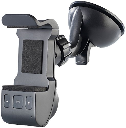 Callstel Freisprechanlage: Freisprecher BFX-40.H mit Bluetooth und Halterung fÃ¼r Smartphones (Bluetooth Freisprechanlage)