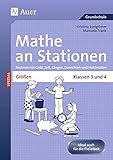 Größen an Stationen: Rechnen mit Geld, Zeit, Längen, Gewichten und Hohlmaßen | Klassen 3 und 4 (Stationentraining Grundschule Mathe) by 
