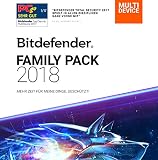 Bitdefender Family Pack 2018/2019 - 1 Jahr / Unlimitierte Ger�te + VPN - 