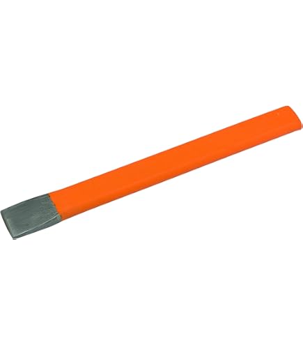 Scalpello Per Muratore 400x16 Mm - Punta Piatta Con Impugnatura Antiscivolo, Per Lavori Edili - Foto 3