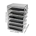 KurtzyTM 5 Drawer Tower Clear Acrylic Plastic Make Up Beauty Organiser Table Top Draws