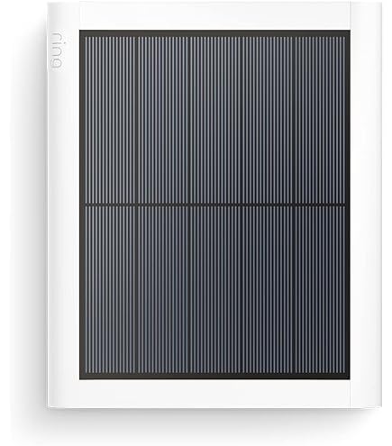 6W Solarpanel Kompatibel Mit Ring Spotlight Cam Plus/Pro & Stick Up Cam Battery – Inkl. 4m Kabel, IP66 Wasserdicht, Ladekontrollleuchte, 360° Verstellbare Wandhalterung Solarpanel Für Ring Kamera