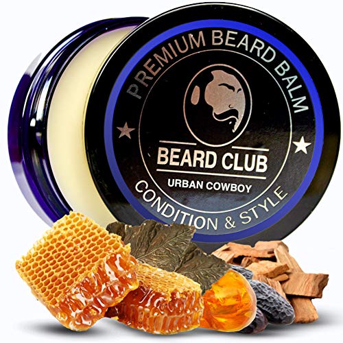 Balsamo per Barba Premium | Urban Cowboy | Il Miglior Balsamo e Emolliente per Barba | 100% Naturale & Organico | Ottimo per la Cura dei Capelli e la Crescita