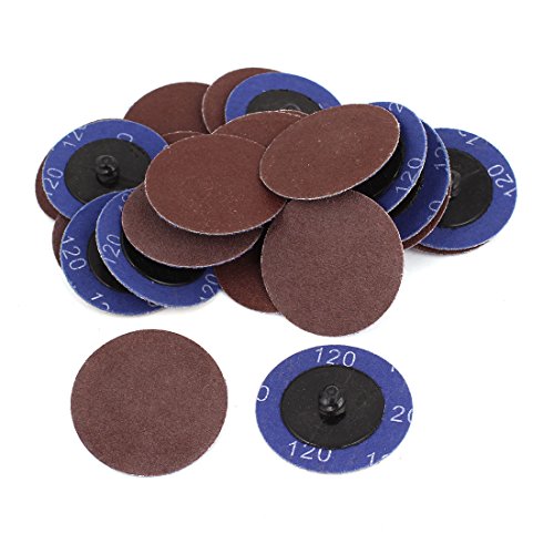 sourcingmap® Rund 50mm 2"od.120 Grit Sandpapier Schleifscheibe Schleifstein 30 Stücke de
