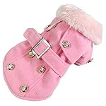 Samgu-Cane-Inverno-Maglione-Cappotto-Caldo-Giacca-Pet-con-Lana-Collare-Animali-Cani-Gatti-Invernali-Abbigliamento-Color-Rosa-Size-Medium