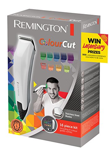 Remington HC5035 Haarschneider Colour Cut, 9 farbige Aufsteckkämme - 2