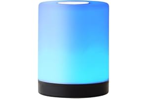 BRILLIANT Lámpara de mesa exterior Aro en color negro, lámpara LED inalámbrica con batería, 3000 K, cambio de color RGB, regulador táctil, función de carga USB, resistente a la intemperie IP44, portátil, 11,6