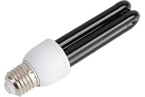 TOPIKY Czarna Żarówka UV LED E27, Ultrafioletowe Fluorescencyjne Światło, Jasna CFL, Klub Nocny Bakteriobójcza Zabijająca Szkodniki