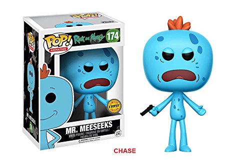 Rick y Morty Mr. Meeseeks Chase Variant Pop! Figura de vinilo de anima