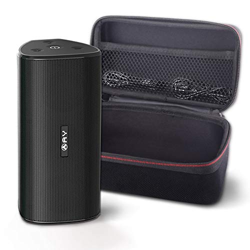 AY 30W Bluetooth 4.2 Portable Speakers with Hard Case, IPX7 Wireless Speakers Waterproof Super Bass Sound 360 ° with TWS, 24H-Playbtime Perfect for Parties, Outdoors and Travel.