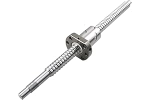 ONLISUM SFU1605 1200mm BallScrew,CNC Parts Rolled Ballscrew Ballnut with Rolled Anti-Backlash without Side End Supports