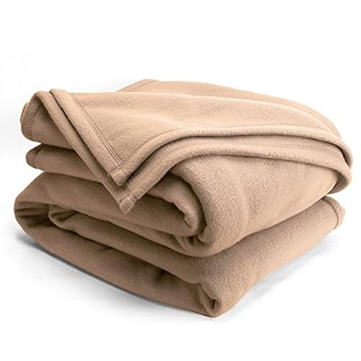 Linnea Couverture polaire Isba - Sable ( 240x260 cm )