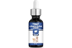 HELLO ANIMAL NEU: HelloAnimal® LÄUSE & FLÖHE AKUT Liquid für Hunde und Katzen bei Laus, Floh & Ungeziefer Befall - Flohschutz für Ihr Haustier mit SOFORTWIRKUNG